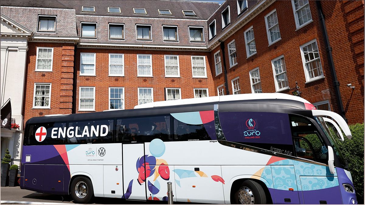 Đội tuyển Anh sẽ phải đi bằng xe buýt 6 giờ để đến trận đấu Euro 2024 với Đan Mạch - -1035763376