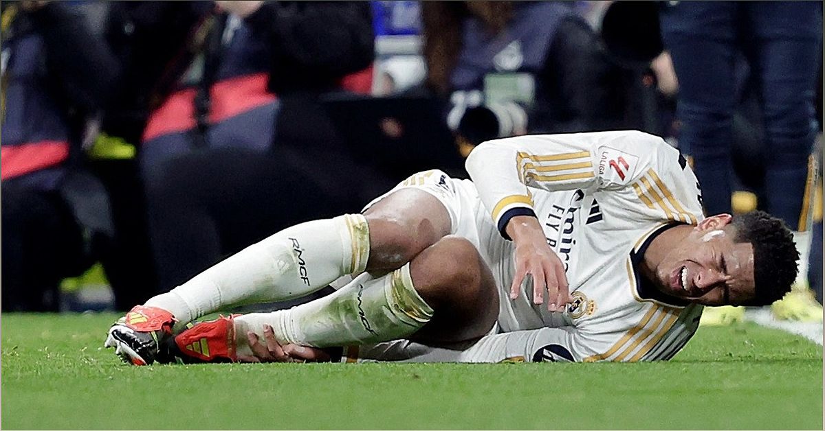 Jude Bellingham chấn thương mắt cá chân, Real Madrid lo lắng - 831121896